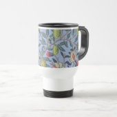 William Morris Fruit Granaat Blauwe Versiering Reisbeker (Voorkant rechts)
