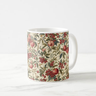 William Morris Fruit Granaat bloempatroon Koffiemok