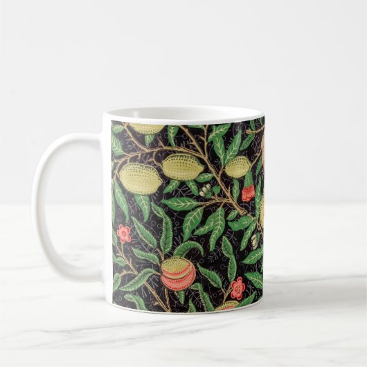 William Morris Fruit Granaat Bloempatroon Koffiemok (Links)