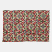 William Morris Fruit Granaat Bloempatroon Theedoek (Horizontaal)