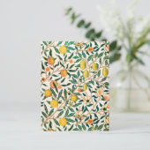 William Morris Fruit Granaat Vintage Briefkaart (Staand voorkant)