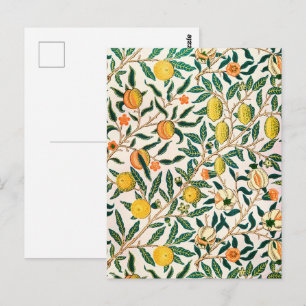 William Morris Fruit Granaat Vintage  Briefkaart