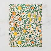 William Morris Fruit Granaat Vintage Briefkaart (Voorkant)