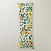 William Morris Fruit Granaat Vintage Lichaamskussen (Voorkant Verticaal)