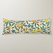 William Morris Fruit Granaat Vintage Lichaamskussen (Voorkant)