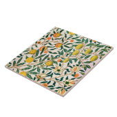 William Morris Fruit Granaat Vintage Tegeltje (Zijkant)