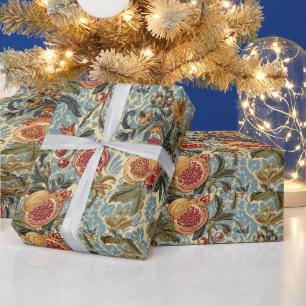William Morris Fruit Granaatappel bloemmotief Cadeaupapier