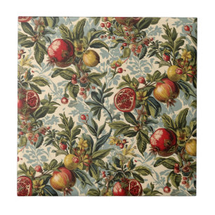 William Morris Fruit Granaatappel bloemmotief Tegeltje