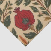 William Morris Fruit Granaatappel Bloempatroon Tissuepapier (Detail)