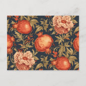 William Morris Fruit Granaatappel patroon Briefkaart (Voorkant)