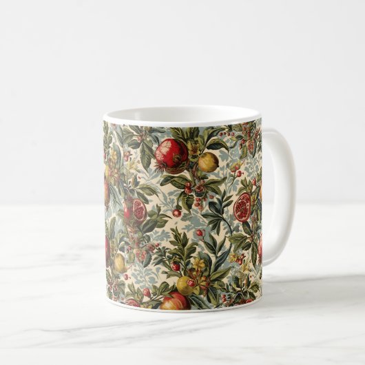 William Morris Fruit Granaatappel patroon Koffiemok (Voorkant rechts)