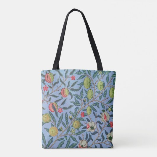 William Morris fruit of Pomegranate botanical Tote Bag (Achterkant)