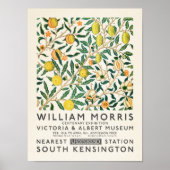 William Morris Fruit of Pomegranate Lemons Tree Poster (Voorkant)