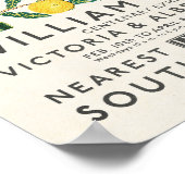 William Morris Fruit of Pomegranate Lemons Tree Poster (Hoek)