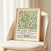William Morris Fruit of Pomegranate Lemons Tree Poster