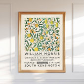 William Morris Fruit of Pomegranate Lemons Tree Poster