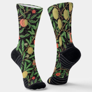 William Morris Fruit patroon Vintage Sokken
