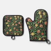 William Morris Fruit Pattern Ovenwant & Pannenlap Set (Voorkant)