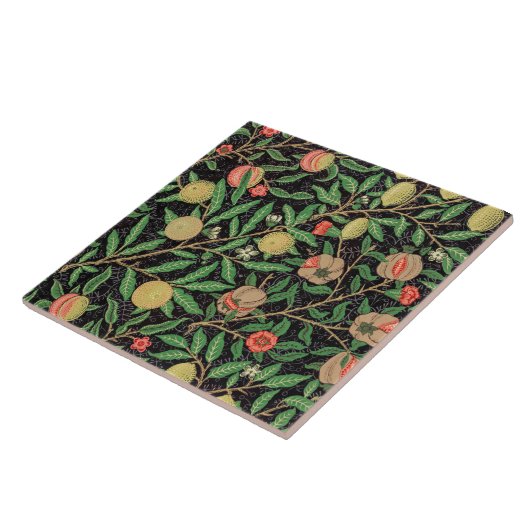 William Morris, Fruit Pattern Tegeltje (Zijkant)