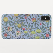 William Morris Fruit Pomegranate Blue Ornament Case-Mate iPhone Case (Achterkant (horizontaal))