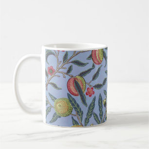 William Morris Fruit Pomegranate Blue Ornament Koffiemok