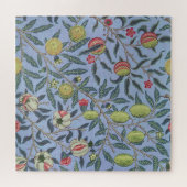 William Morris Fruit Pomegranate Blue Ornament Legpuzzel (Horizontaal)