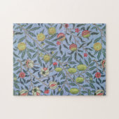 William Morris Fruit Pomegranate Blue Ornament Legpuzzel (Horizontaal)