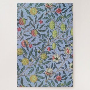 William Morris Fruit Pomegranate Blue Ornament Legpuzzel