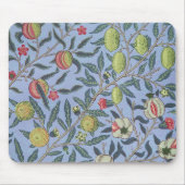 William Morris Fruit Pomegranate Blue Ornament Muismat (Voorkant)