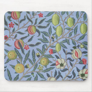 William Morris Fruit Pomegranate Blue Ornament Muismat