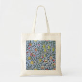 William Morris Fruit Pomegranate Blue Ornament Tote Bag (Voorkant)