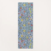William Morris Fruit Pomegranate Blue Ornament Yogamat (Voorkant)