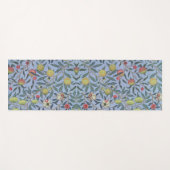William Morris Fruit Pomegranate Blue Ornament Yogamat (Voorkant (horizontaal))