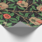 William Morris Fruit Pomegranate Floral Pattern Cadeaupapier (Hoek)