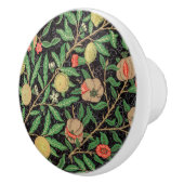 William Morris Fruit Pomegranate Floral Pattern Keramische Knop (Rechts)