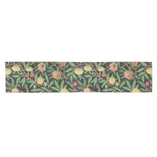 William Morris Fruit Pomegranate Floral Pattern Korte Tafelloper (Horizontaal)