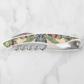 William Morris Fruit Pomegranate Floral Pattern Kurkentrekker (Achterkant)