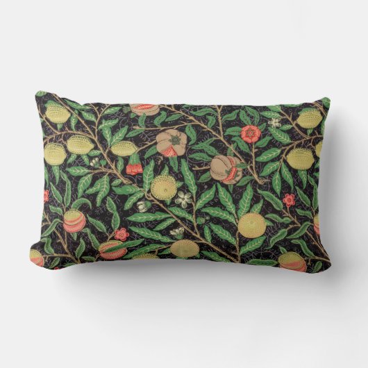 William Morris Fruit Pomegranate Floral Pattern Kussen (Voorkant)