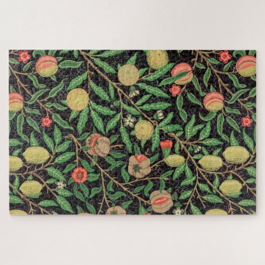 William Morris Fruit Pomegranate Floral Pattern Legpuzzel (Horizontaal)