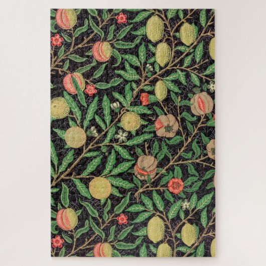 William Morris Fruit Pomegranate Floral Pattern Legpuzzel (Verticaal)