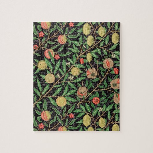William Morris Fruit Pomegranate Floral Pattern Legpuzzel (Verticaal)