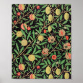 William Morris Fruit Pomegranate Floral Pattern Poster (Voorkant)