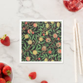 William Morris Fruit Pomegranate Floral Pattern Servet (Insitu)