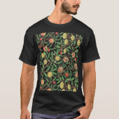 William Morris Fruit Pomegranate Floral Pattern T-shirt (Voorkant)