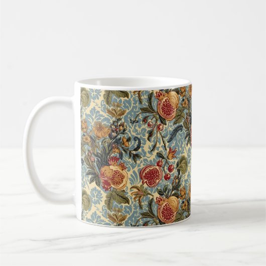 William Morris Fruit Pomegranate pattern Koffiemok (Links)