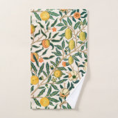 William Morris Fruit Pomegranate White Ornament Bad Handdoek (Handdoek)