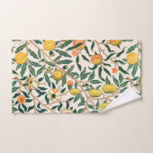 William Morris Fruit Pomegranate White Ornament Bad Handdoek (Handdoek)