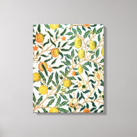 William Morris Fruit Pomegranate White Ornament