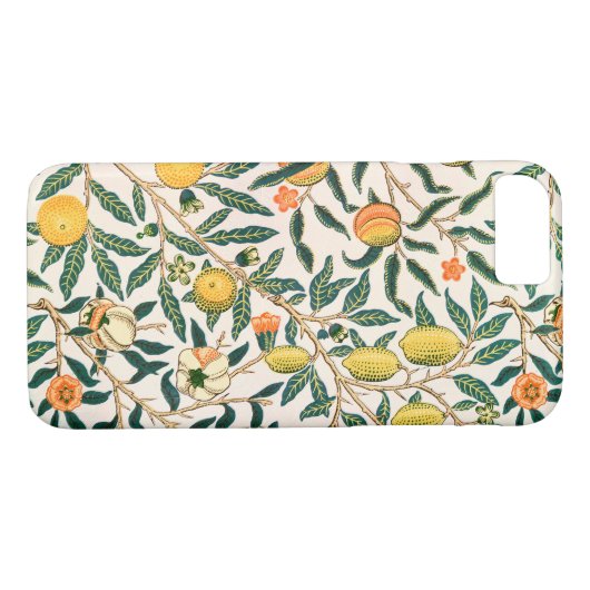 William Morris Fruit Pomegranate White Ornament Case-Mate iPhone Case (Achterkant (Horizontaal))