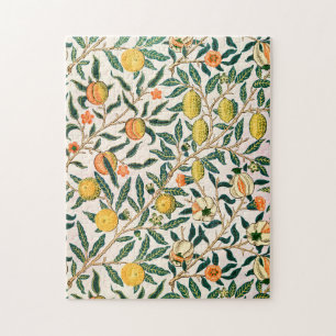 William Morris Fruit Pomegranate White Ornament Legpuzzel